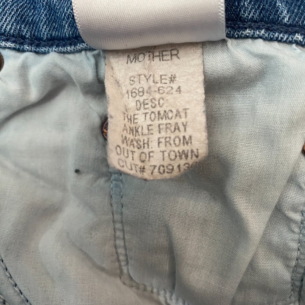 Mother The Tomcat Ankle Fray in From Out of Town - SIZE 27 - Picture 6 of 6